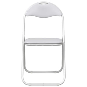 Πτυσσόμενη Καρέκλα 2 pcs Λευκό και Γκρι 48 x 43,5 x 81 εκ. - Pakobazaar