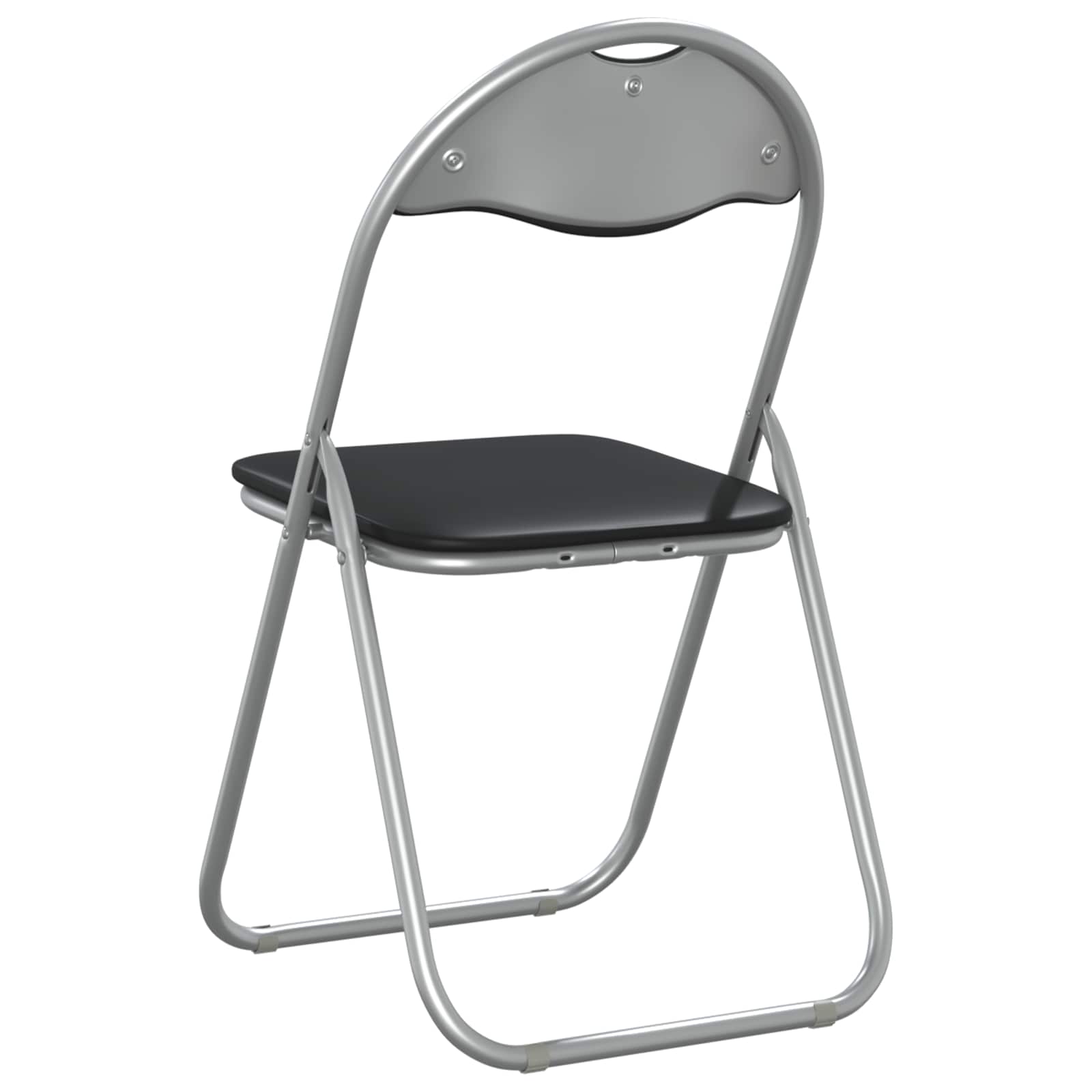 Πτυσσόμενη Καρέκλα 8 pcs Μαύρο και Γκρι 48 x 43,5 x 81 εκ. - Pakobazaar