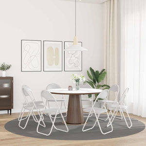 Πτυσσόμενη Καρέκλα 8 pcs Λευκός 48 x 43,5 x 81 εκ. - Pakobazaar