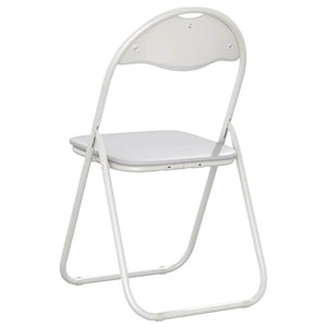 Πτυσσόμενη Καρέκλα 8 pcs Λευκός 48 x 43,5 x 81 εκ. - Pakobazaar