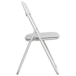 Πτυσσόμενη Καρέκλα 8 pcs Λευκός 48 x 43,5 x 81 εκ. - Pakobazaar