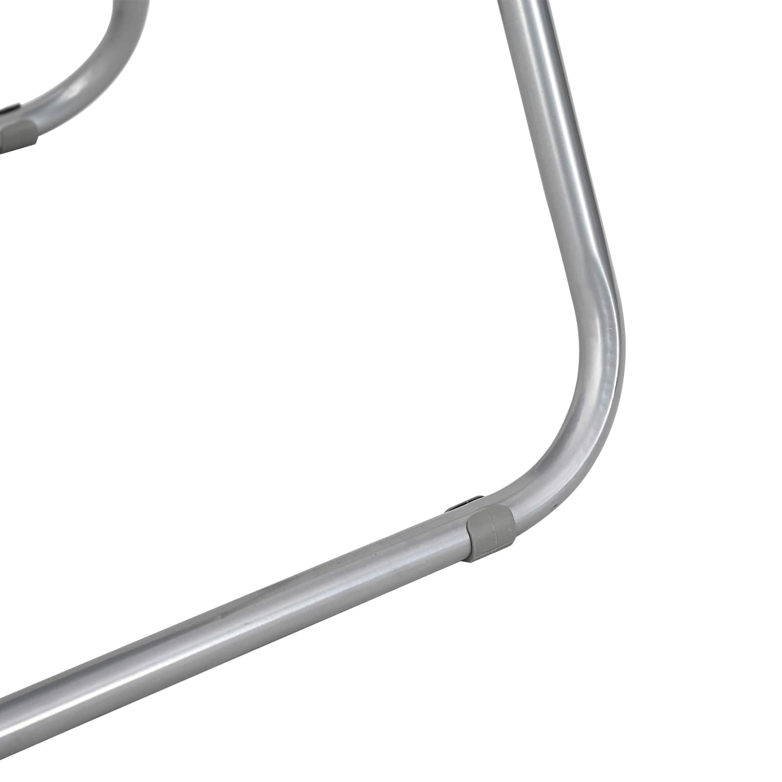 Σαλονάκι Τραπεζαρίας Αναδιπλούμενο 8 pcs Μαύρο PVC ατσάλι - Pakobazaar
