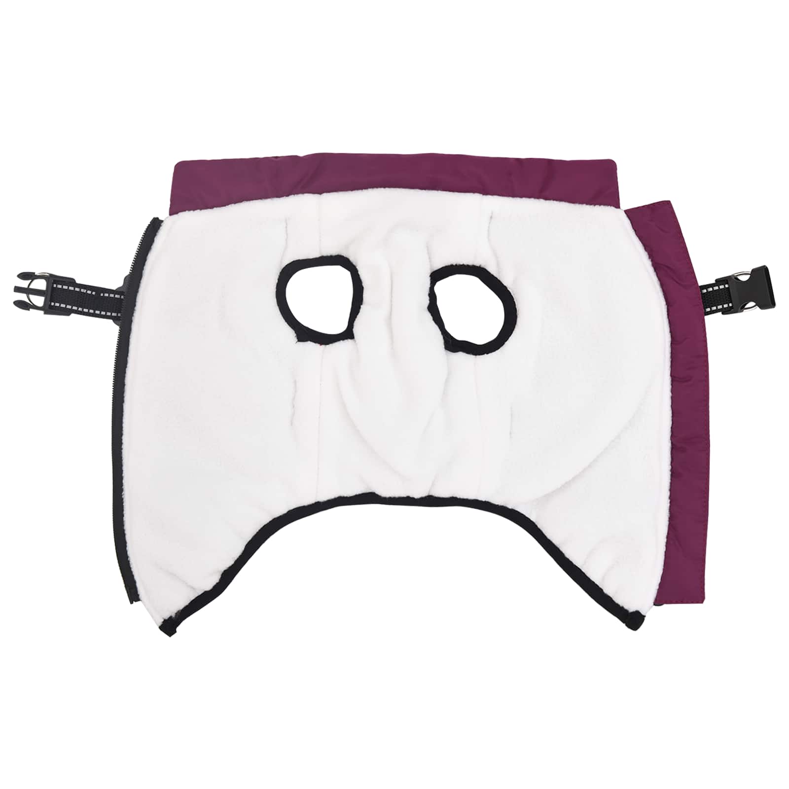 Μπουφάν Σκύλου Μοβ L40 Φλις και Πολυεστέρας