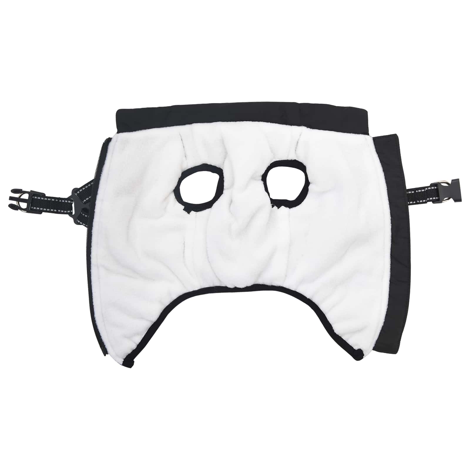 Μπουφάν Σκύλου Μαύρο L32 Φλις και Πολυεστέρας