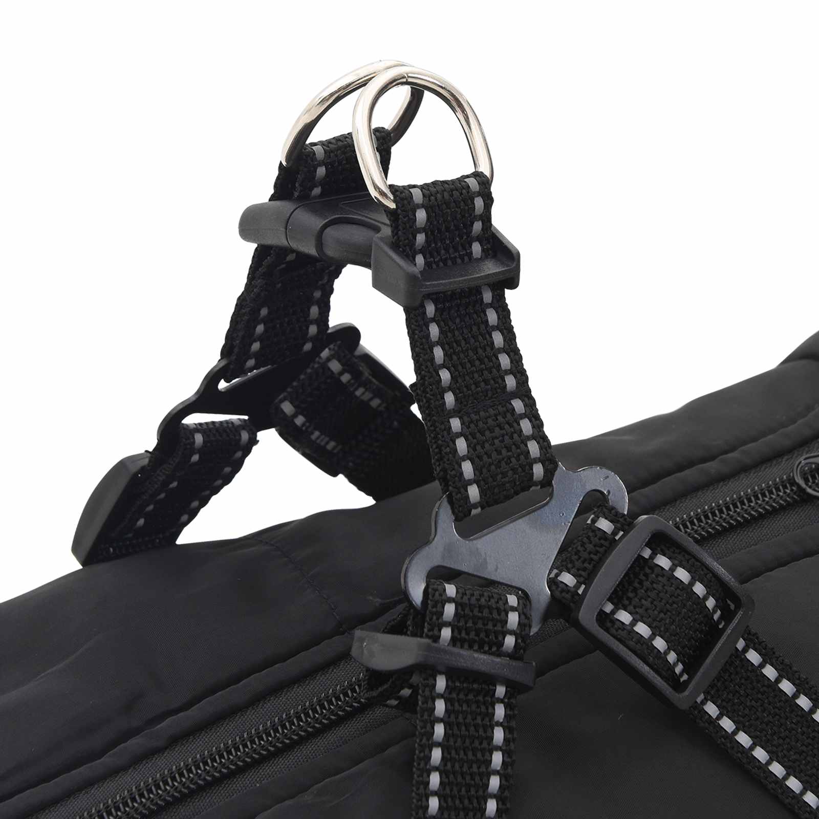 Μπουφάν Σκύλου Μαύρο L44 Φλις και Πολυεστέρας