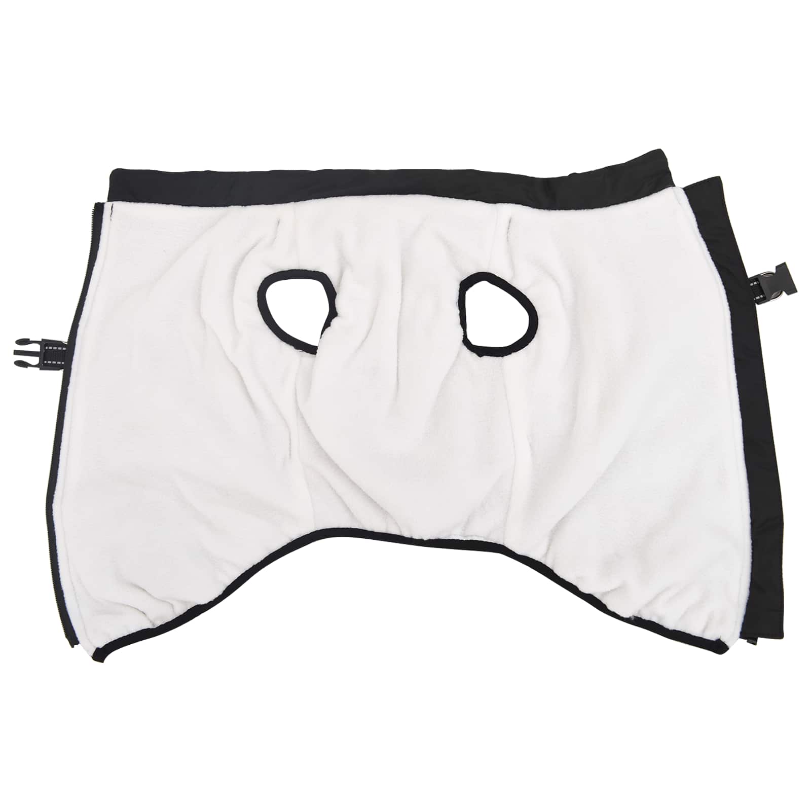 Μπουφάν Σκύλου Μαύρο L44 Φλις και Πολυεστέρας