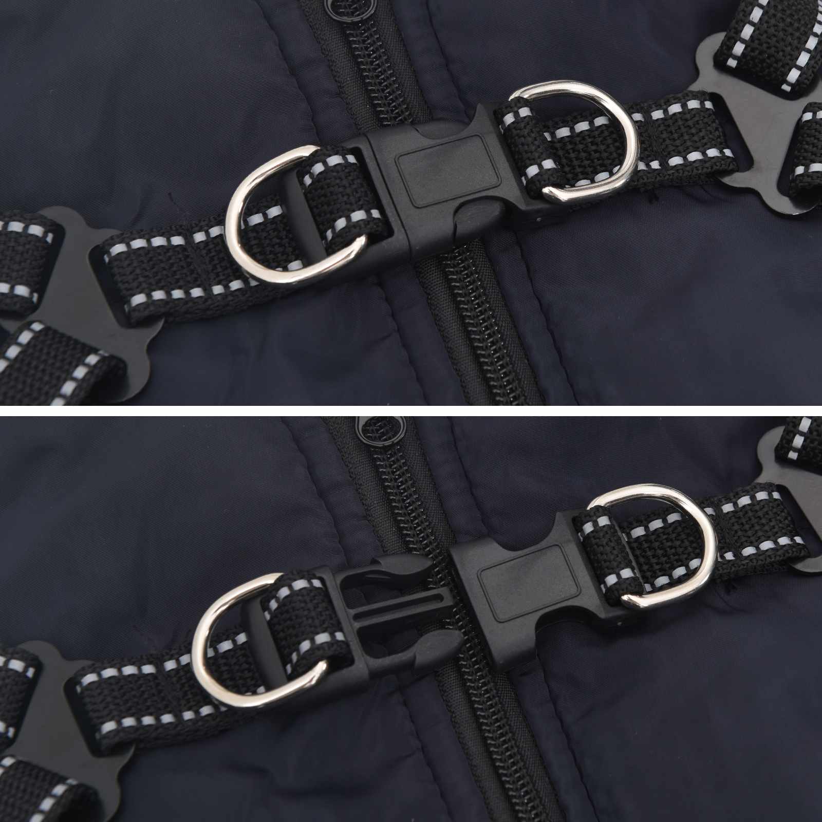 Μπουφάν Σκύλου Σκούρο μπλε L28 Φλις και Πολυεστέρας