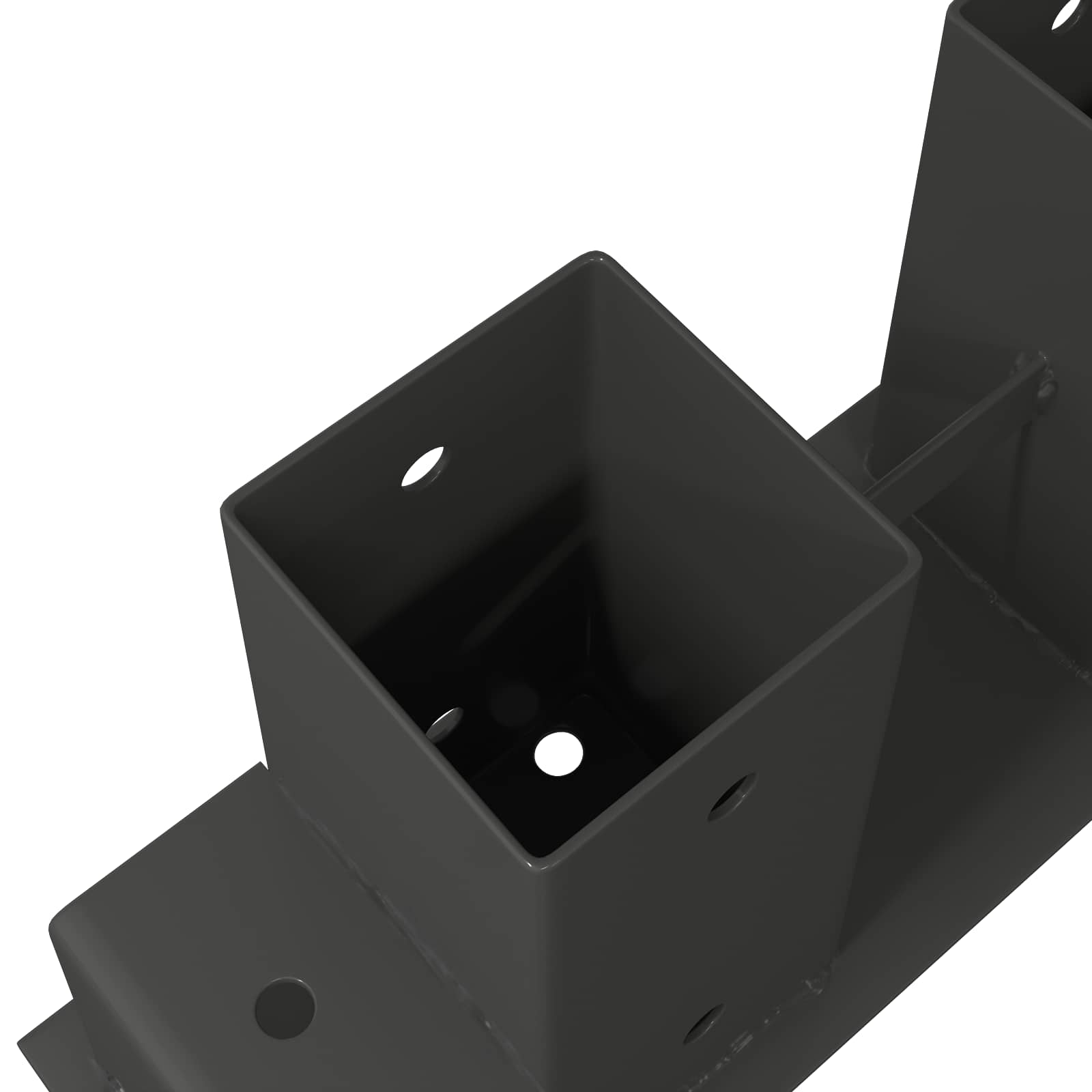 Βοήθεια Στοίβας Ξύλου 2 pcs Ανθρακί 34 x 10 x 15 εκ Ατσάλι - Pakobazaar