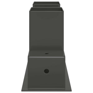 Βοήθεια Στοίβας Ξύλου 2 pcs Ανθρακί 34 x 10 x 15 εκ Ατσάλι - Pakobazaar