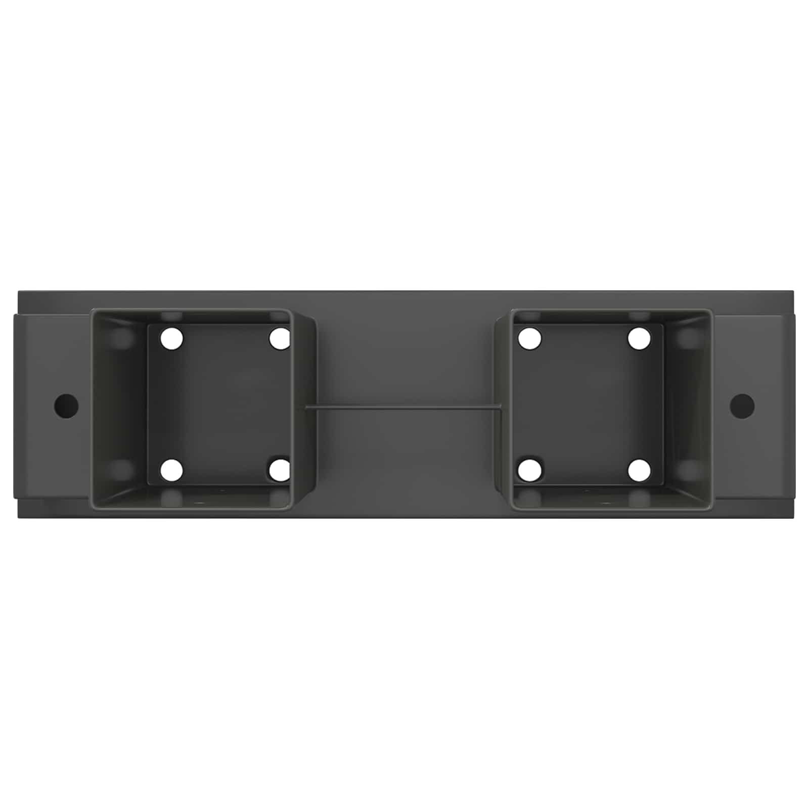 Βοήθεια Στοίβας Ξύλου 2 pcs Ανθρακί 34 x 10 x 15 εκ Ατσάλι - Pakobazaar