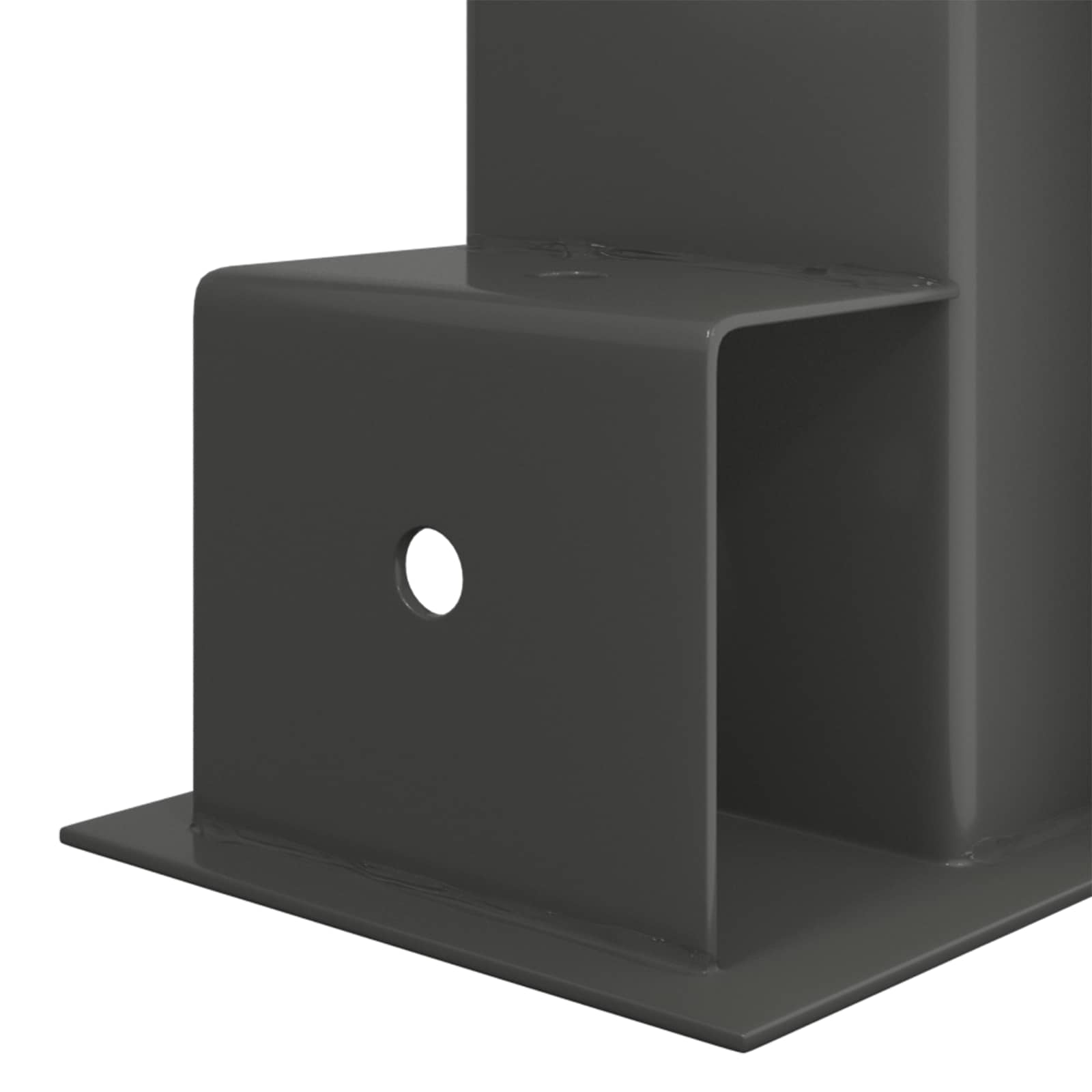 Βοήθεια Στοίβας Ξύλου 4 pcs Ανθρακί 34 x 10 x 15 εκ Ατσάλι - Pakobazaar