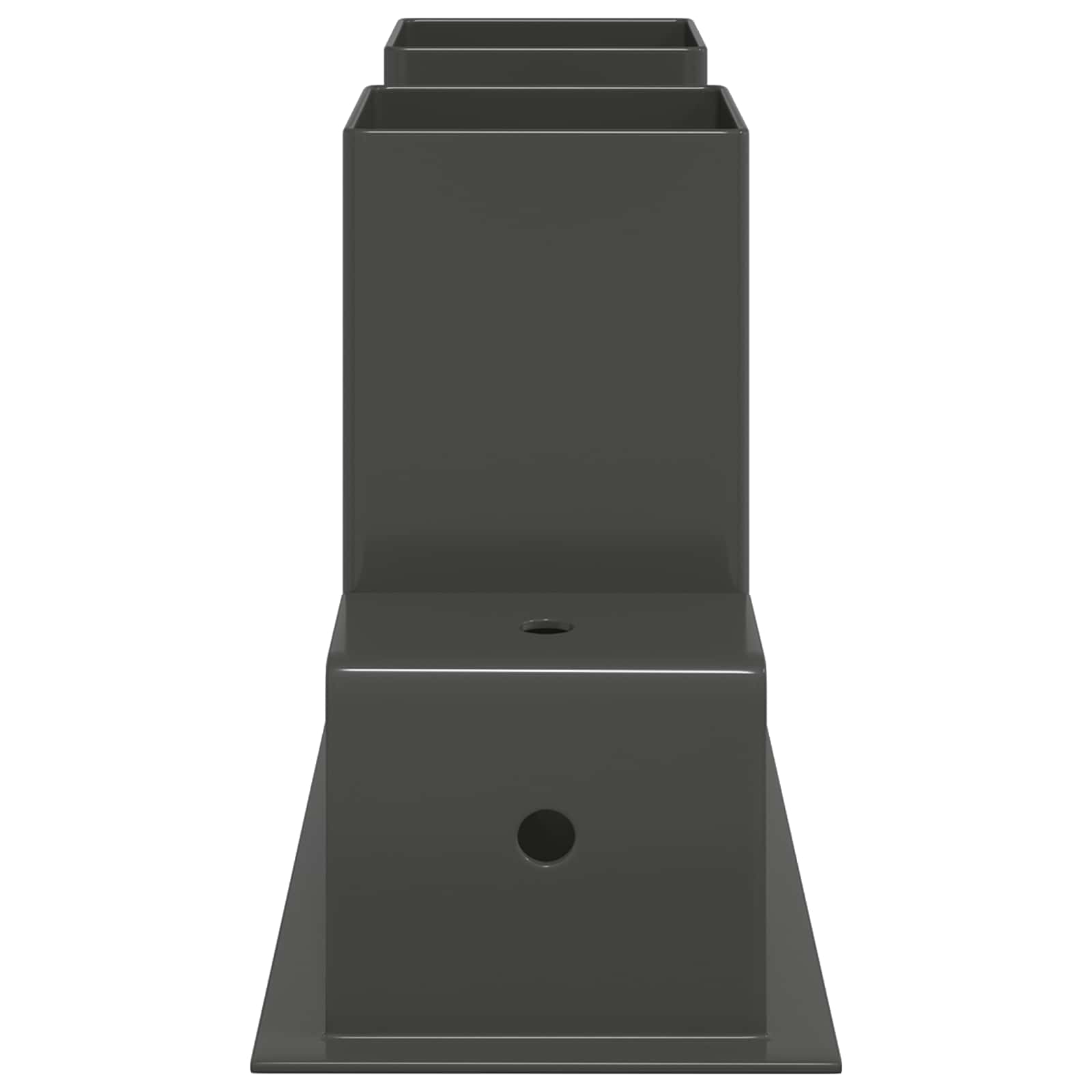 Βοήθεια Στοίβας Ξύλου 4 pcs Ανθρακί 34 x 10 x 15 εκ Ατσάλι - Pakobazaar