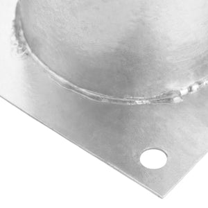 Κυκλικό Υποβρύχιο Στήριγμα 4 pcs Ασημί 15 x 15 x 15 cm Μέταλλο - Pakobazaar