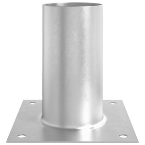 Κυκλικό Υποβρύχιο Στήριγμα 4 pcs Ασημί 15 x 15 x 15 cm Μέταλλο - Pakobazaar