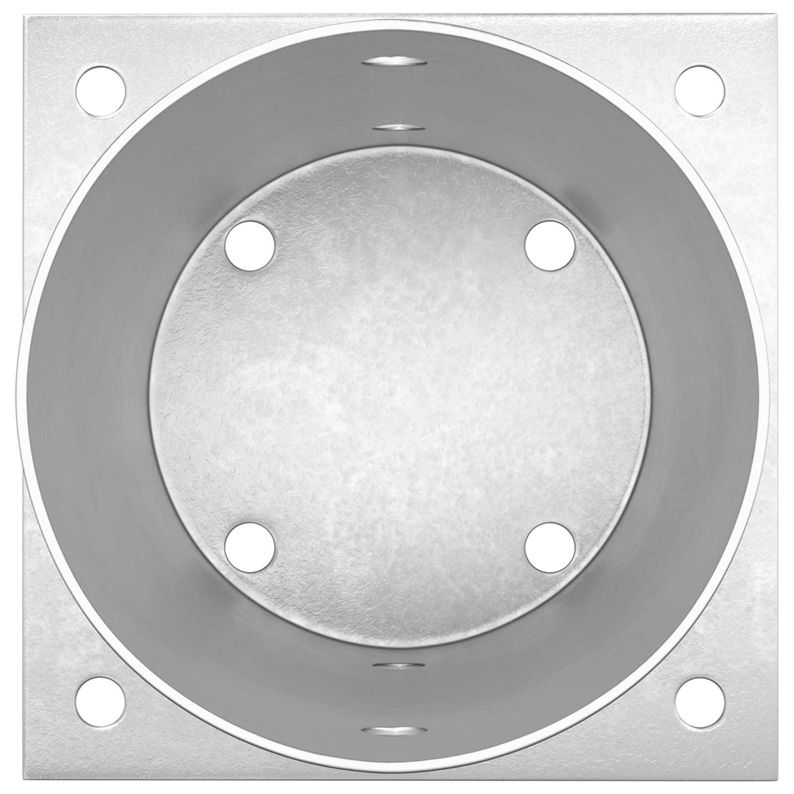 Κυκλικό Υποβρύχιο Στήριγμα 4 pcs Ασημί 15 x 15 x 15 cm Μέταλλο - Pakobazaar