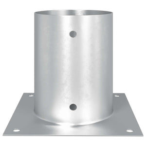 Κυκλικό Υποβρύχιο Στήριγμα 4 pcs Ασημί 18 x 18 x 15 εκ Μέταλλο - Pakobazaar