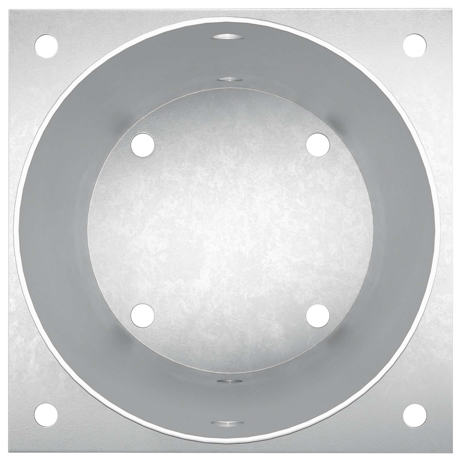 Κυκλικό Υποβρύχιο Στήριγμα 4 pcs Ασημί 18 x 18 x 15 εκ Μέταλλο - Pakobazaar
