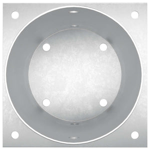 Κυκλικό Υποβρύχιο Στήριγμα 4 pcs Ασημί 18 x 18 x 15 εκ Μέταλλο - Pakobazaar