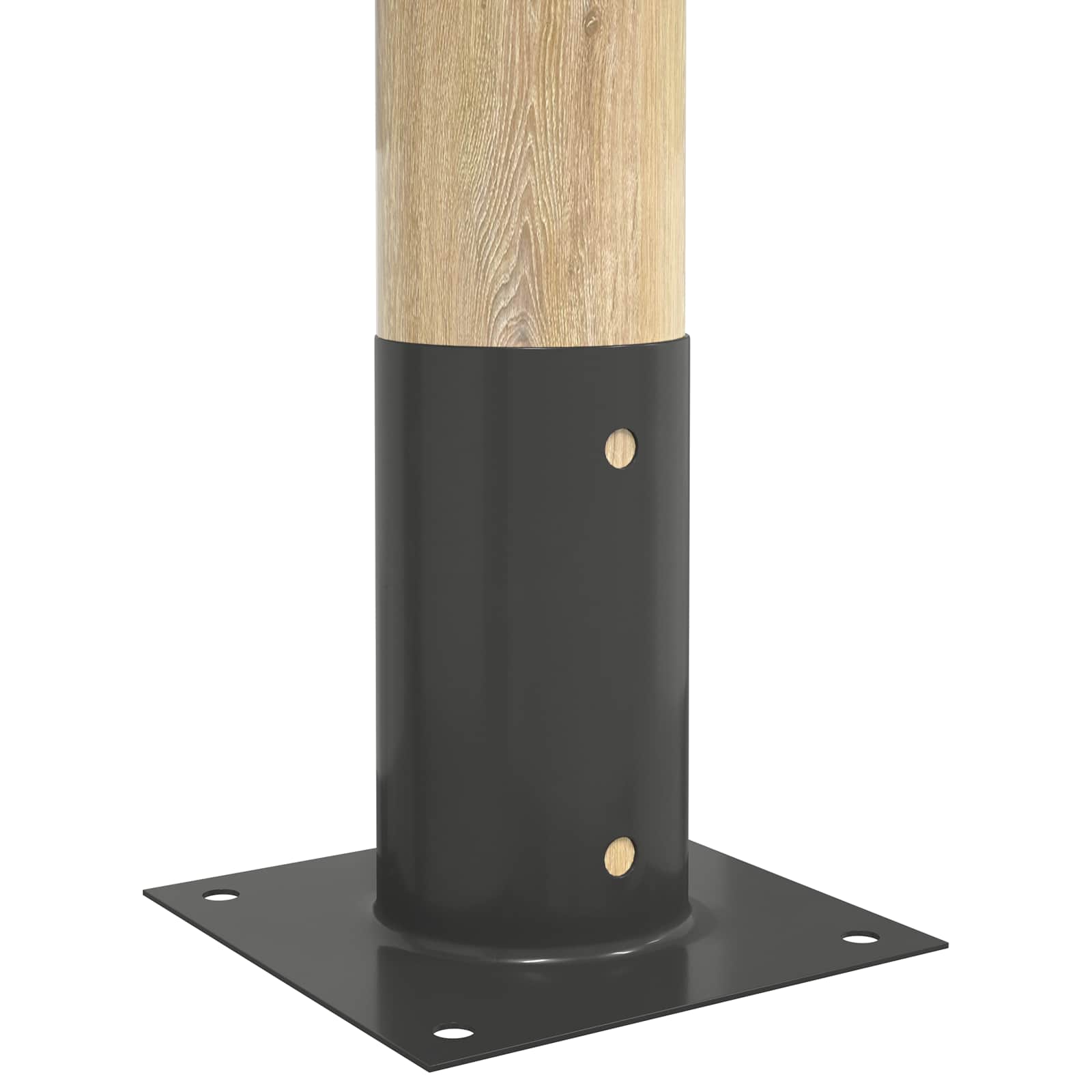 Κυκλικό Υποβρύχιο Στήριγμα 4 pcs Ανθρακί 15 x 15 x 15 cm - Pakobazaar