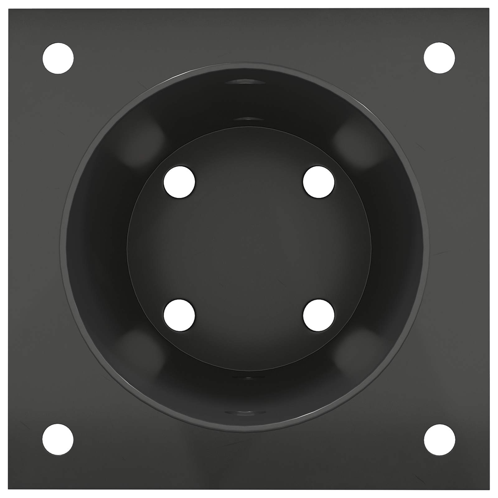 Κυκλικό Υποβρύχιο Στήριγμα 4 pcs Ανθρακί 15 x 15 x 15 cm - Pakobazaar