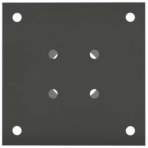 Κυκλικό Υποβρύχιο Στήριγμα 4 pcs Ανθρακί 15 x 15 x 15 cm - Pakobazaar