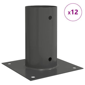 Κυκλικό Υποβρύχιο Στήριγμα 12 pcs Ανθρακί 15 x 15 x 15 cm - Pakobazaar