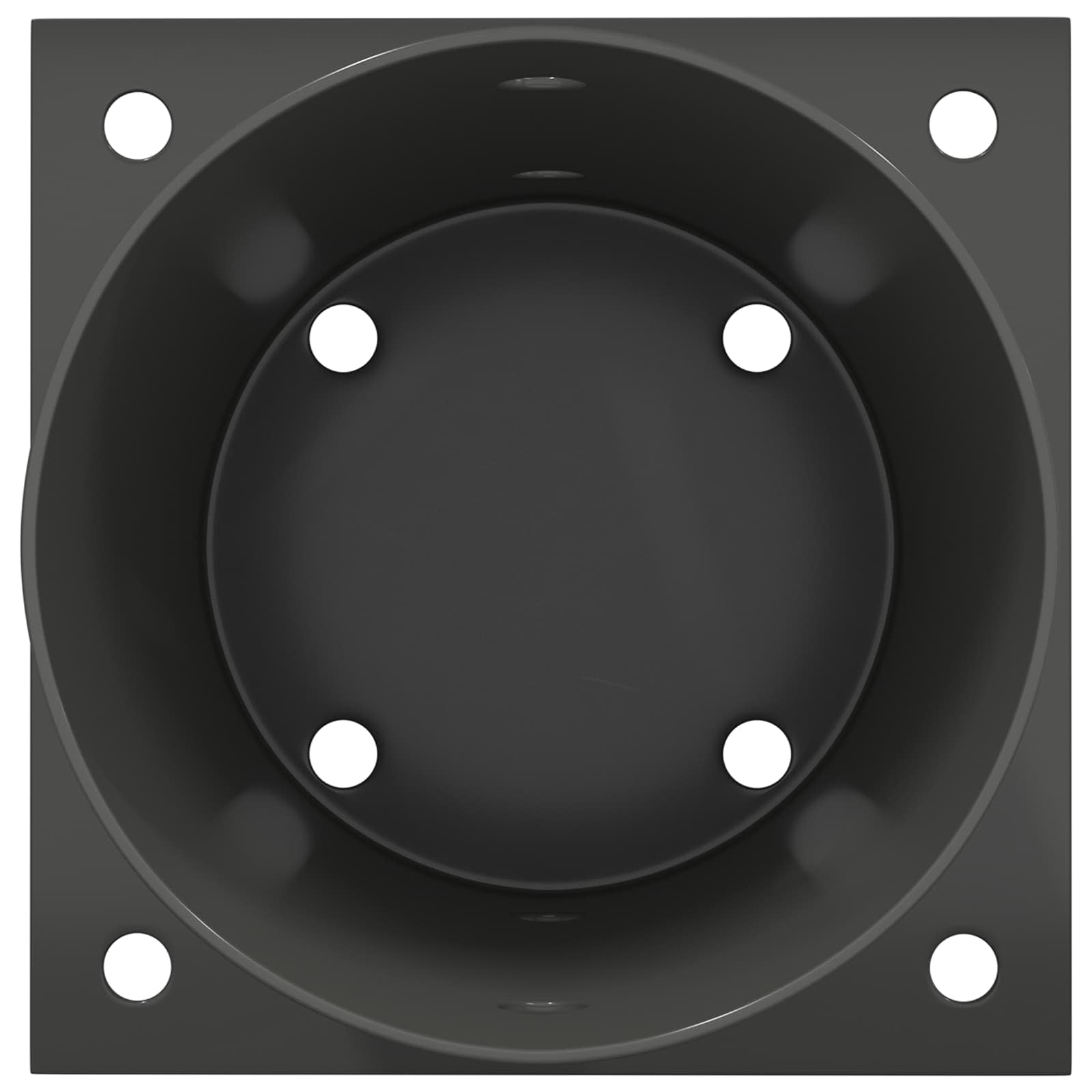 Κυκλικό Υποβρύχιο Στήριγμα 4 pcs Ανθρακί 15 x 15 x 15 cm - Pakobazaar