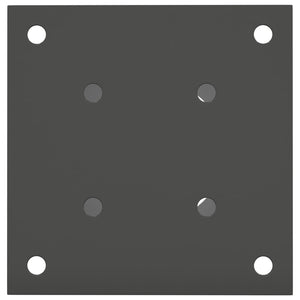 Κυκλικό Υποβρύχιο Στήριγμα 12 pcs Ανθρακί 15 x 15 x 15 cm - Pakobazaar