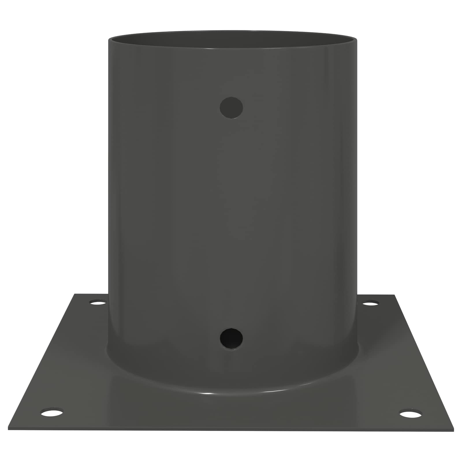 Κυκλικό Υποβρύχιο Στήριγμα 4 pcs Ανθρακί 18 x 18 x 15 εκ - Pakobazaar