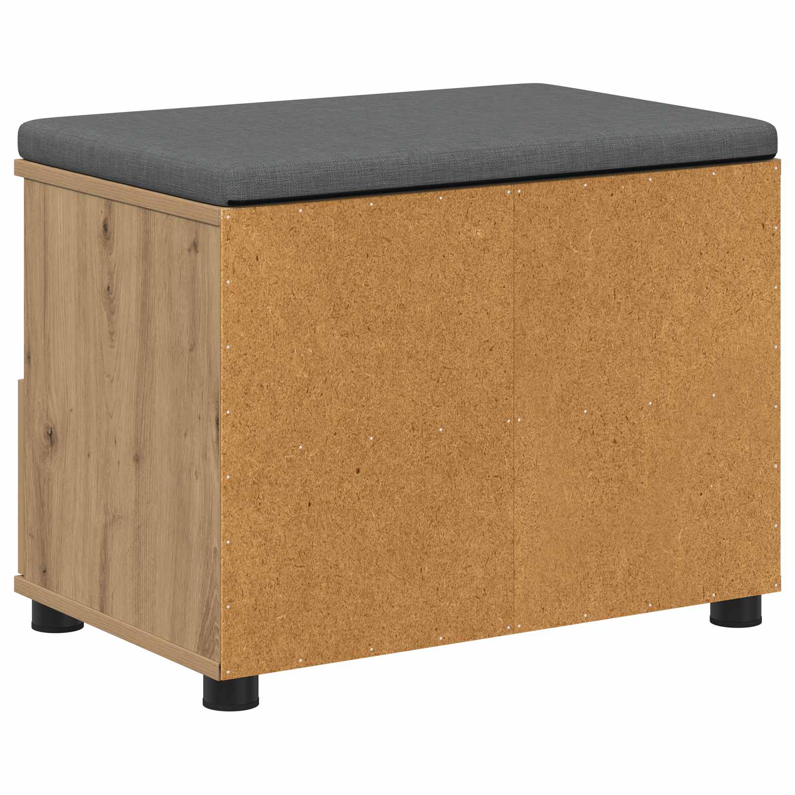 Πάγκος Παπουτσιών με Μαξιλάρι Artisan Δρυς 60 x 38 x 46 εκ