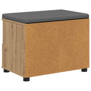 Πάγκος Παπουτσιών με Μαξιλάρι Artisan Δρυς 60 x 38 x 46 εκ