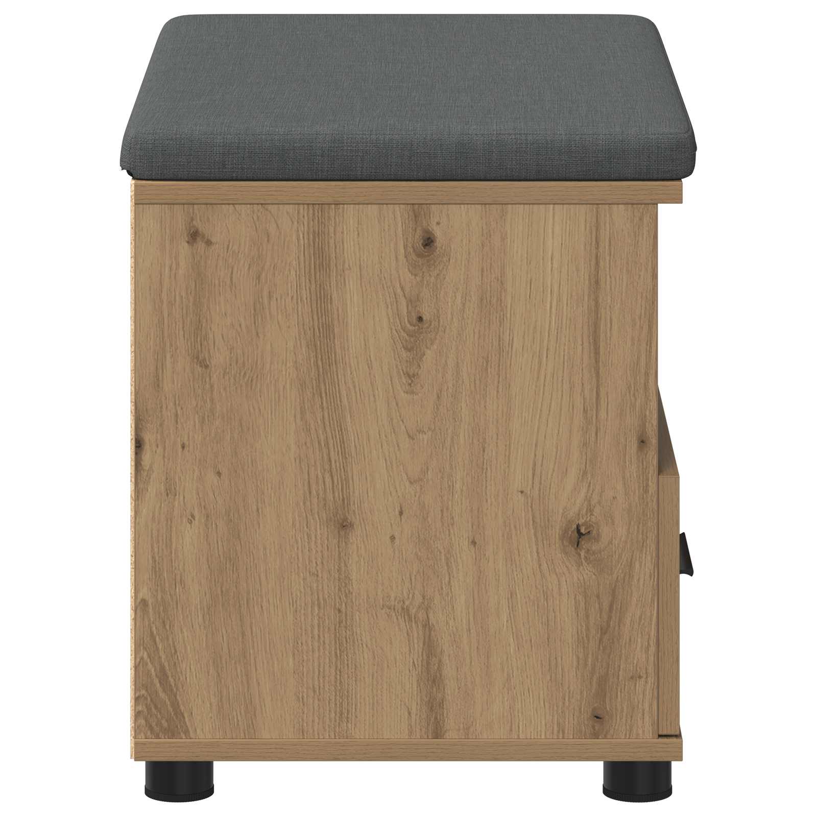 Πάγκος Παπουτσιών με Μαξιλάρι Artisan Δρυς 60 x 38 x 46 εκ