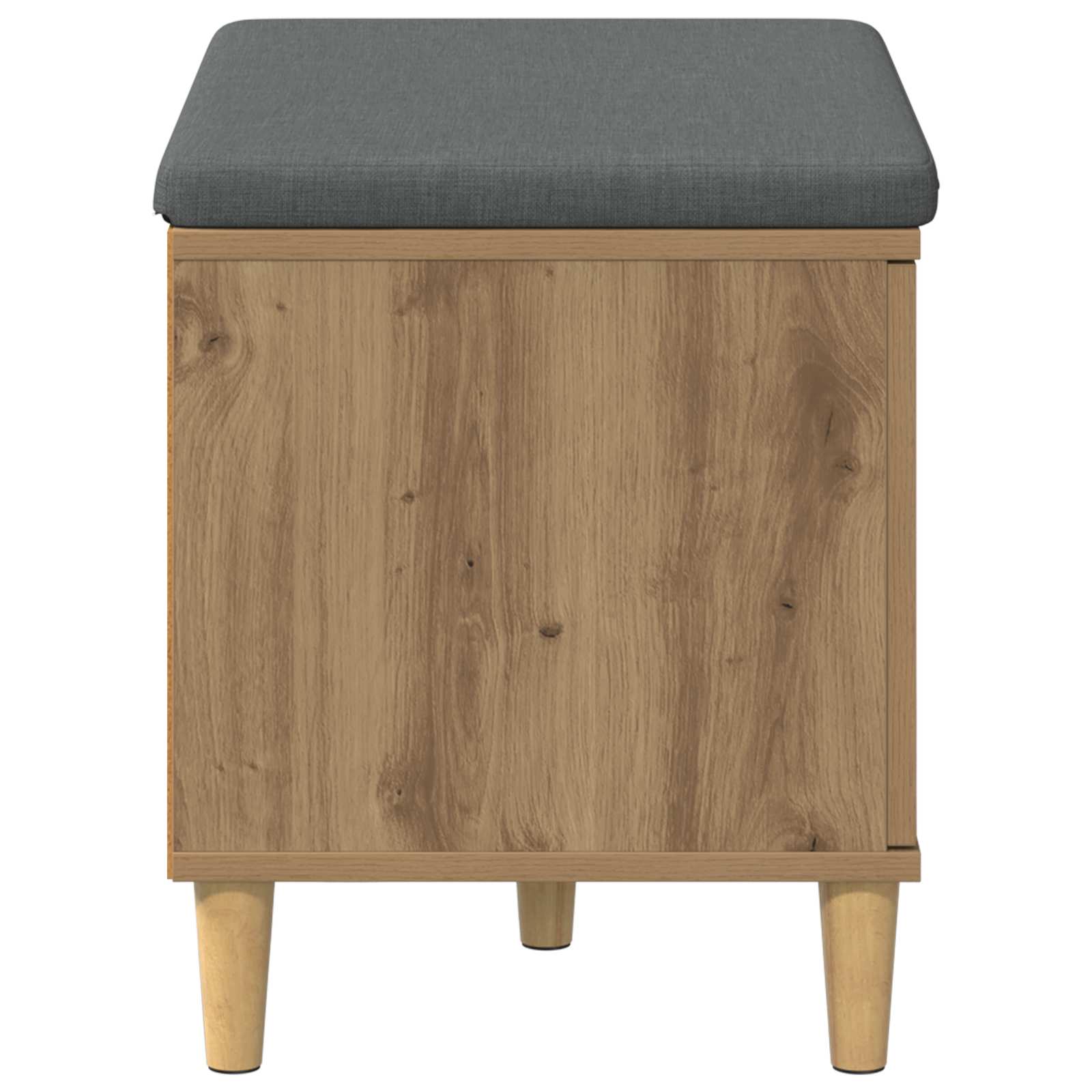 Πάγκος Παπουτσιών με Μαξιλάρι Artisan Δρυς 60 x 38 x 46 εκ - Pakobazaar
