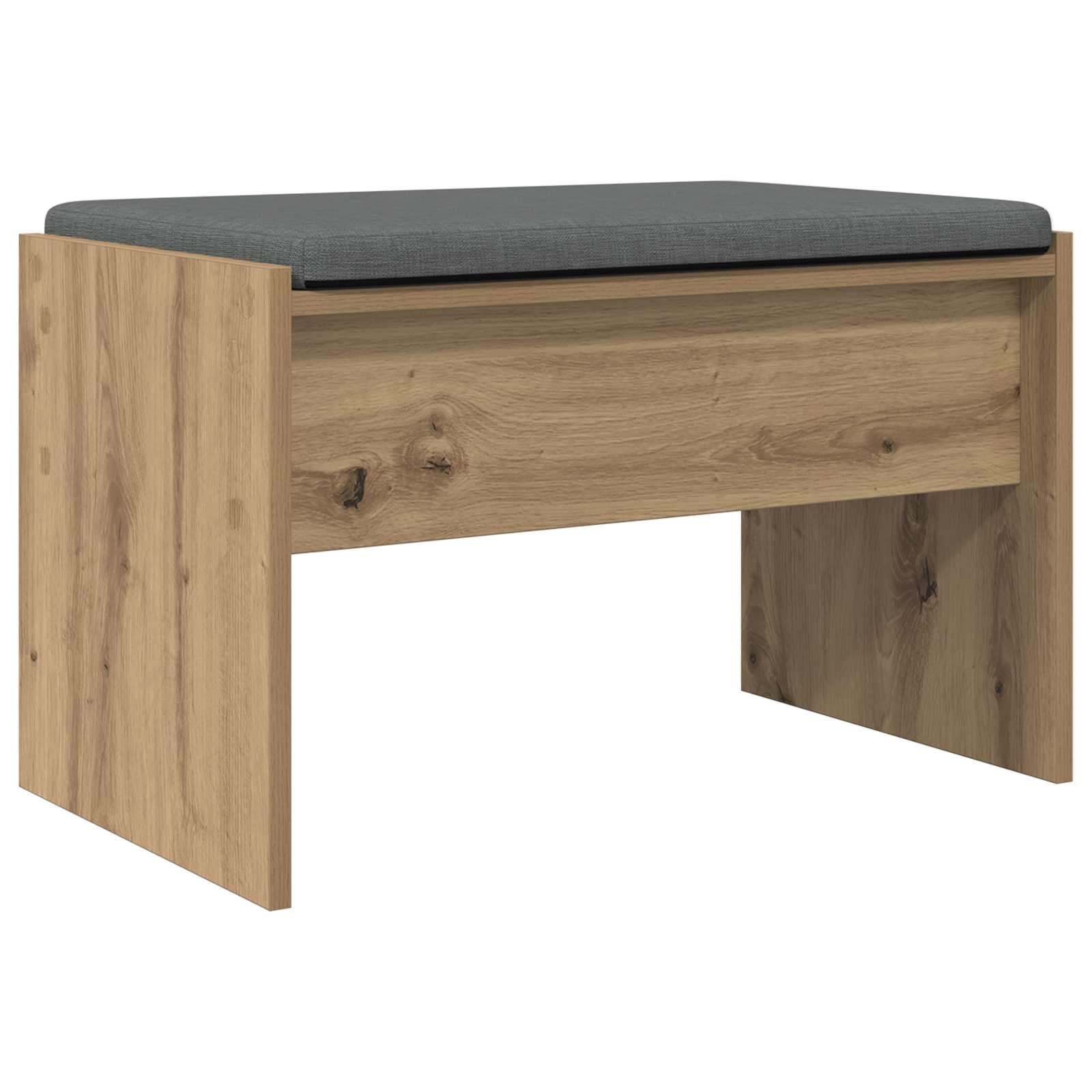 Πάγκος Παπουτσιών με Μαξιλάρι Artisan Δρυς 63 x 38 x 40 εκ