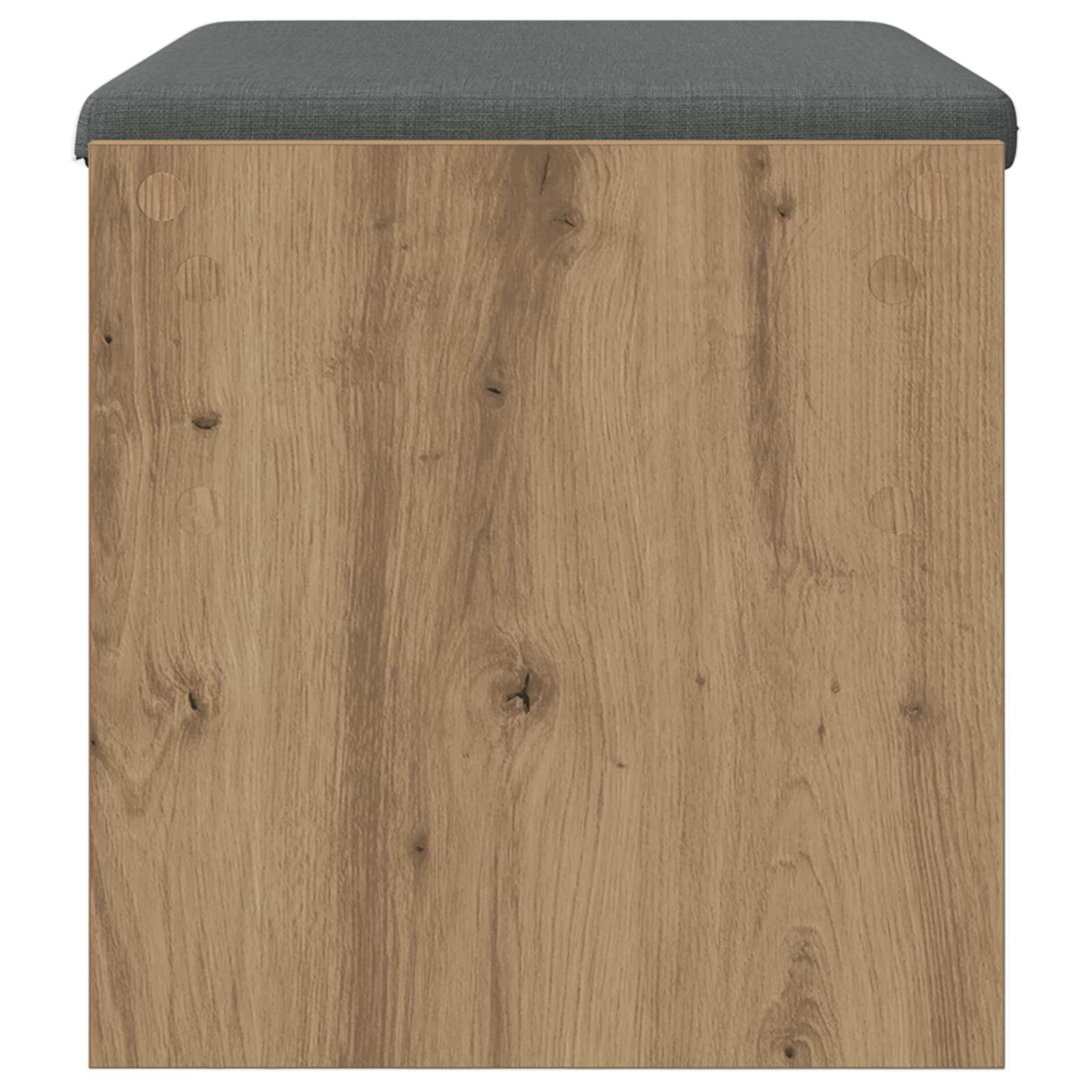 Πάγκος Παπουτσιών με Μαξιλάρι Artisan Δρυς 63 x 38 x 40 εκ