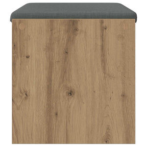Πάγκος Παπουτσιών με Μαξιλάρι Artisan Δρυς 63 x 38 x 40 εκ