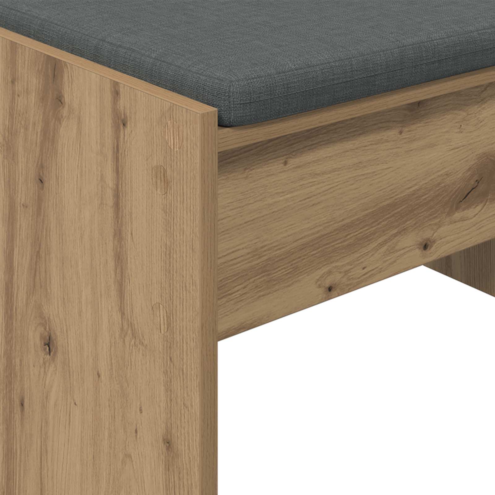 Πάγκος Παπουτσιών με Μαξιλάρι Artisan Δρυς 103 x 38 x 40 εκ - Pakobazaar