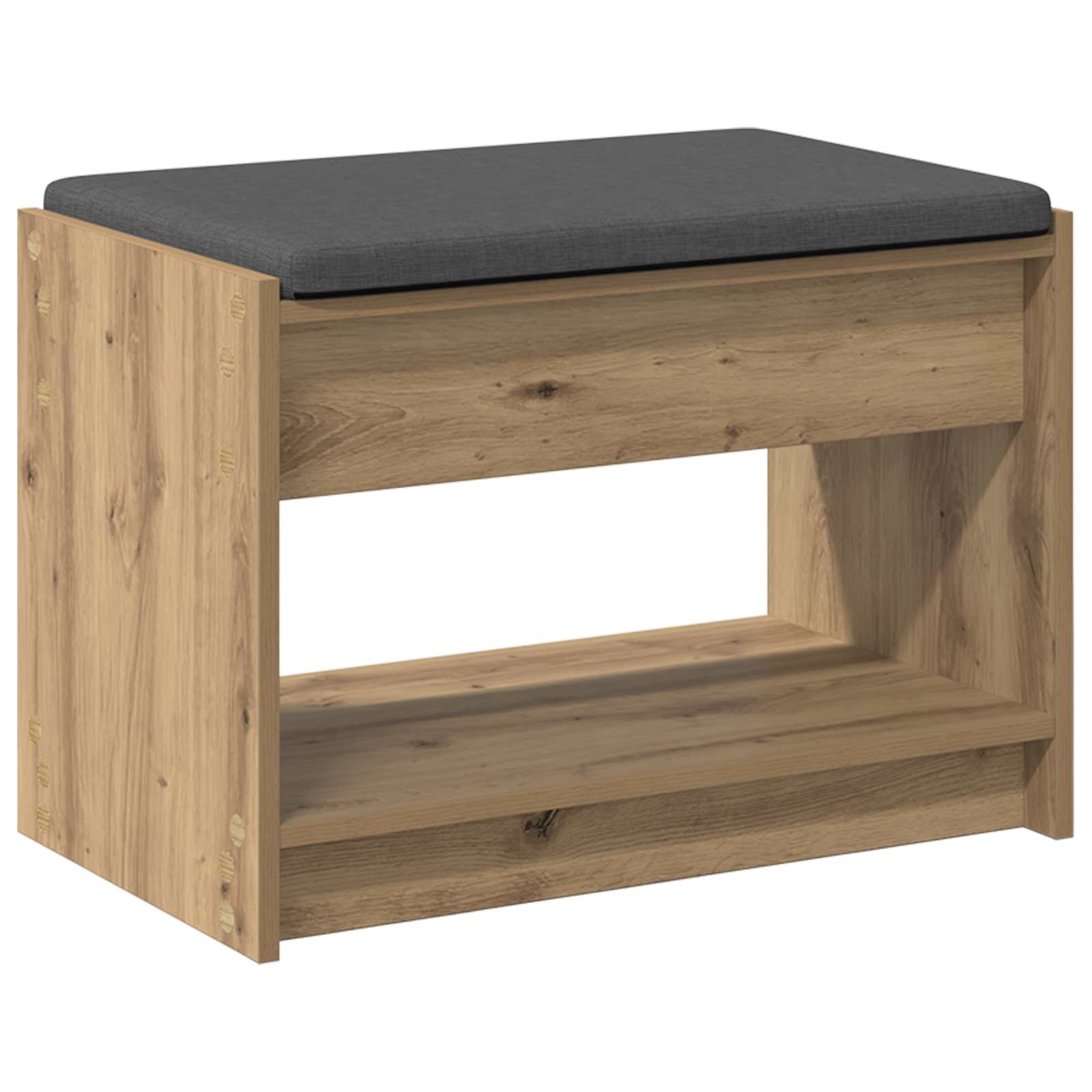 Πάγκος Παπουτσιών με Μαξιλάρι Artisan Δρυς 63 x 38 x 45 εκ - Pakobazaar