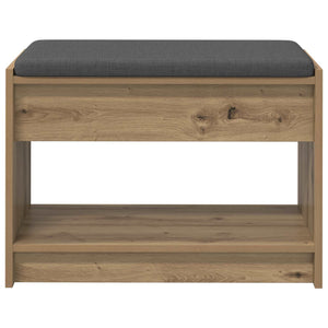 Πάγκος Παπουτσιών με Μαξιλάρι Artisan Δρυς 63 x 38 x 45 εκ - Pakobazaar