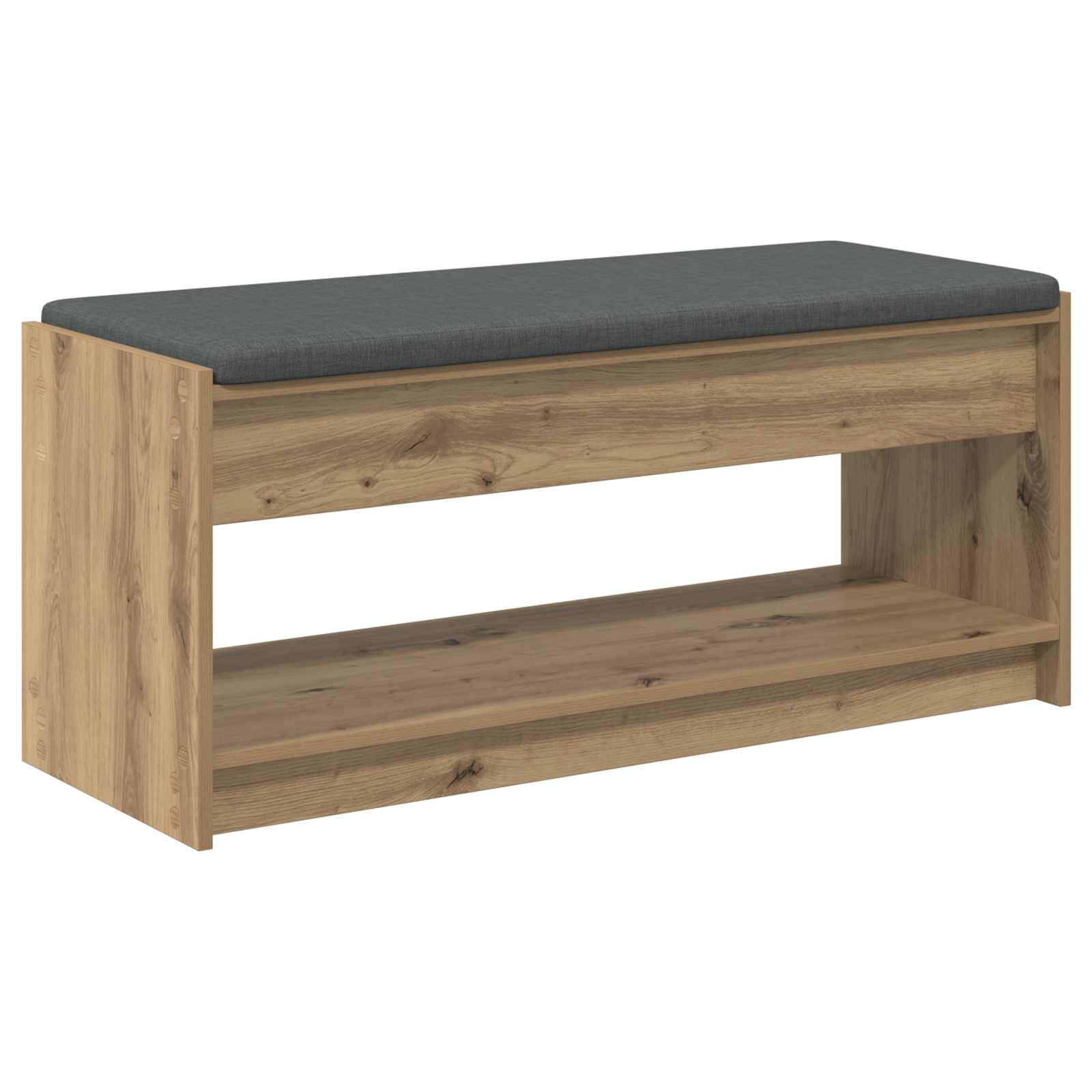 Πάγκος Παπουτσιών με Μαξιλάρι Artisan Δρυς 103 x 38 x 45 εκ - Pakobazaar
