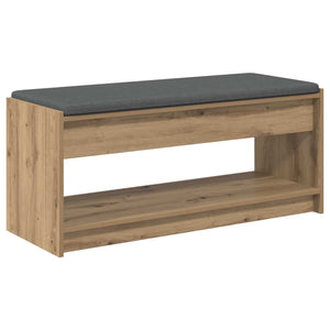 Πάγκος Παπουτσιών με Μαξιλάρι Artisan Δρυς 103 x 38 x 45 εκ - Pakobazaar