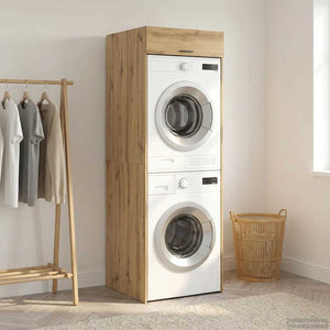 Ντουλάπα Πλυντηρίου με πόρτα Artisan Oak 67,5 x 68 x 200 εκ - Pakobazaar