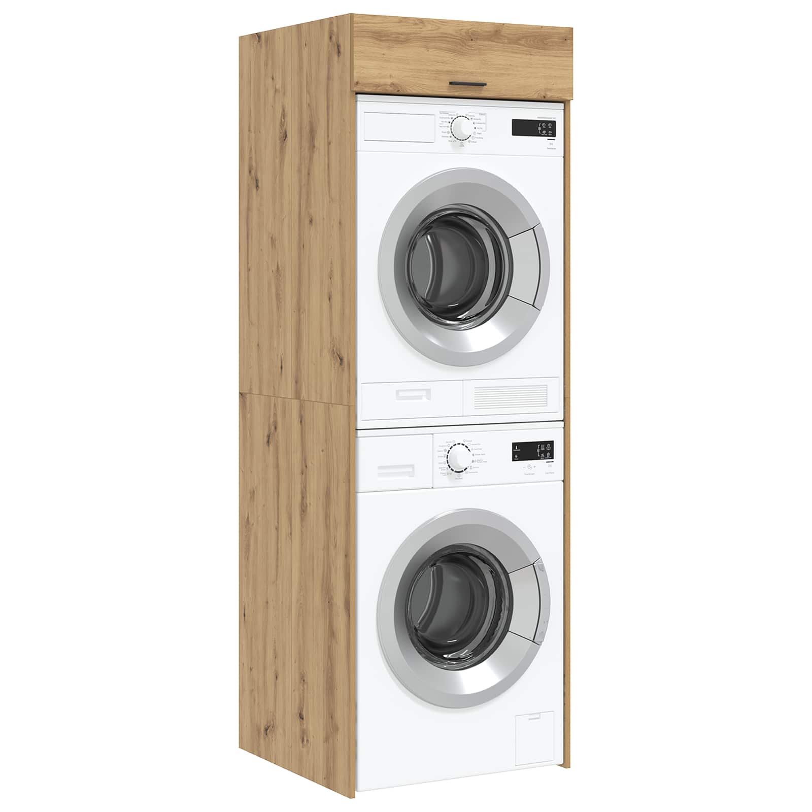 Ντουλάπα Πλυντηρίου με πόρτα Artisan Oak 67,5 x 68 x 200 εκ - Pakobazaar