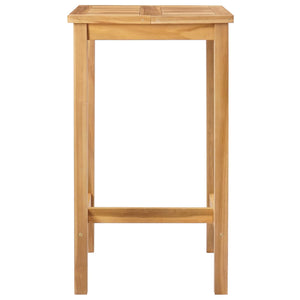 Τραπέζι μπαρ Φυσικό 60 x 60 x 105 cm Στερεό Τίκ - Pakobazaar