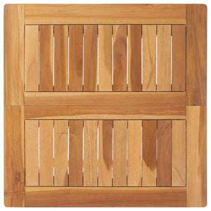 Τραπέζι μπαρ Φυσικό 60 x 60 x 105 cm Στερεό Τίκ - Pakobazaar
