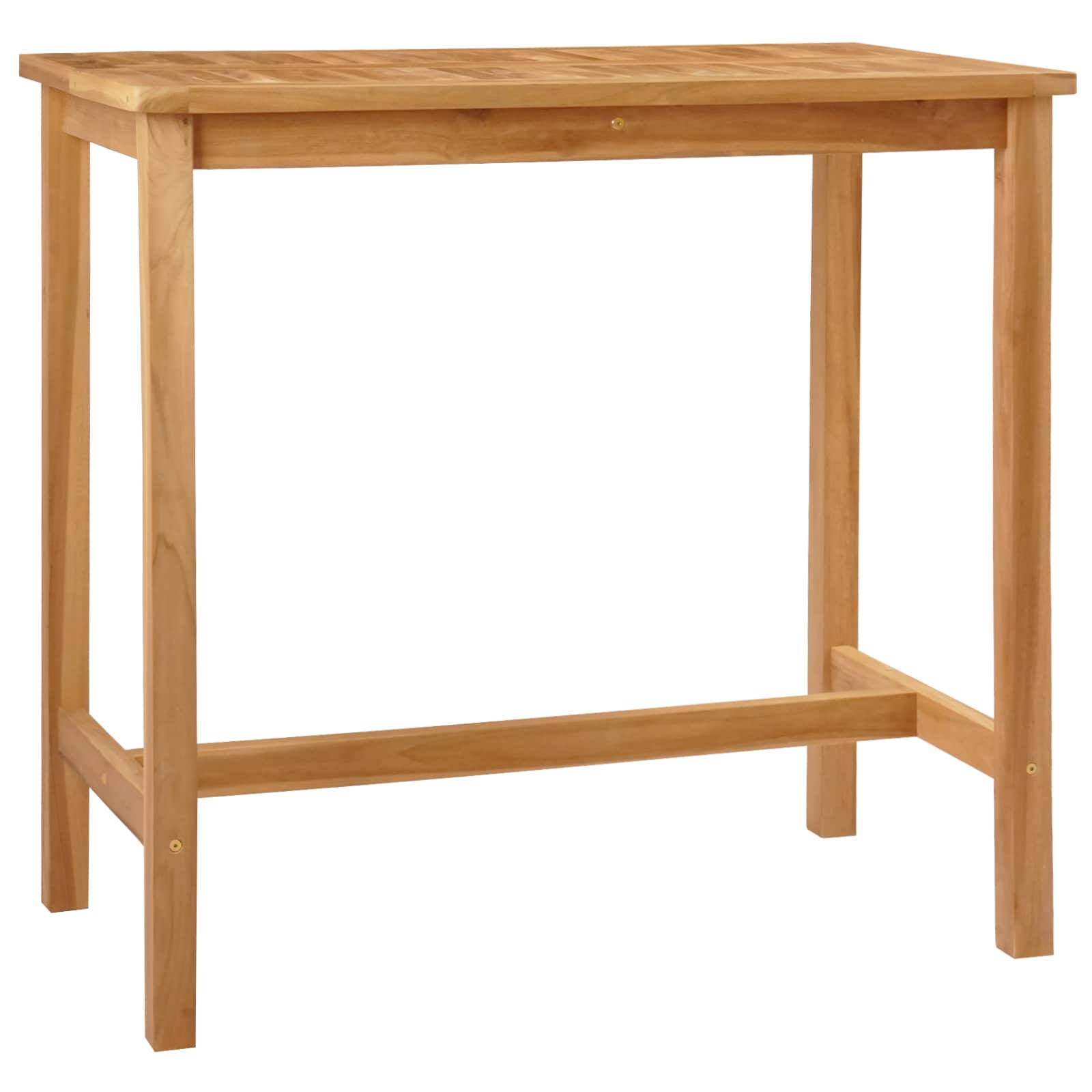 Τραπέζι μπαρ Φυσικό 110 x 60 x 105 cm Στερεό Τίκ - Pakobazaar