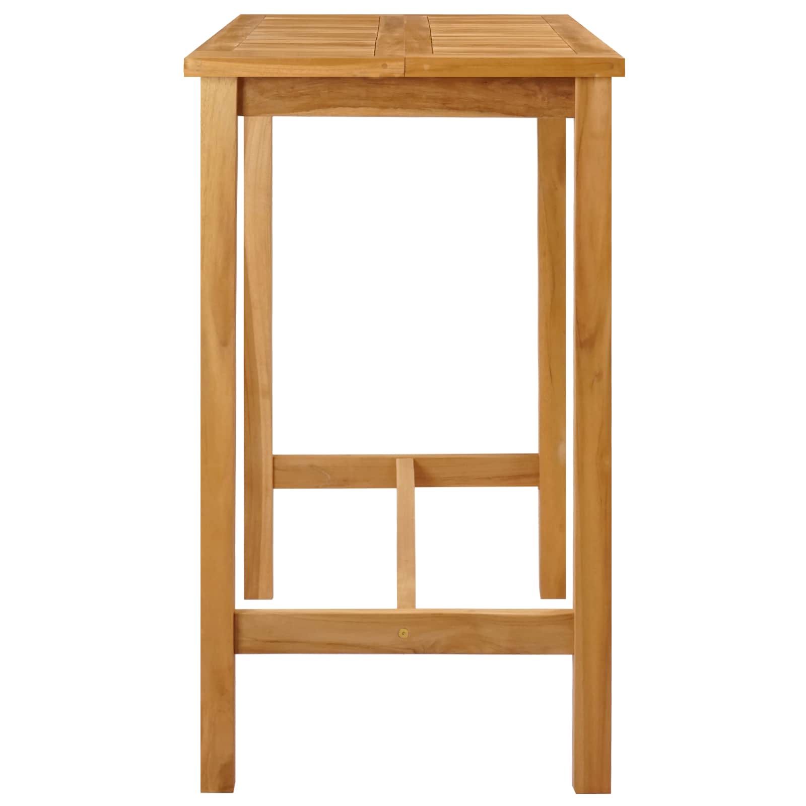 Τραπέζι μπαρ Φυσικό 110 x 60 x 105 cm Στερεό Τίκ - Pakobazaar
