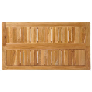 Τραπέζι μπαρ Φυσικό 110 x 60 x 105 cm Στερεό Τίκ - Pakobazaar