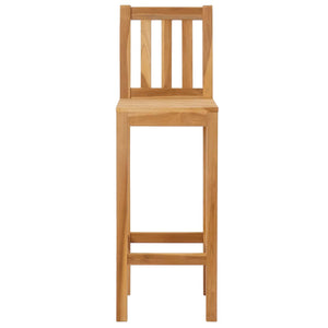 Καρέκλα Μπαρ 2 pcs Ανέπεξεργαστο 35 x 45 x 110 εκ. - Pakobazaar