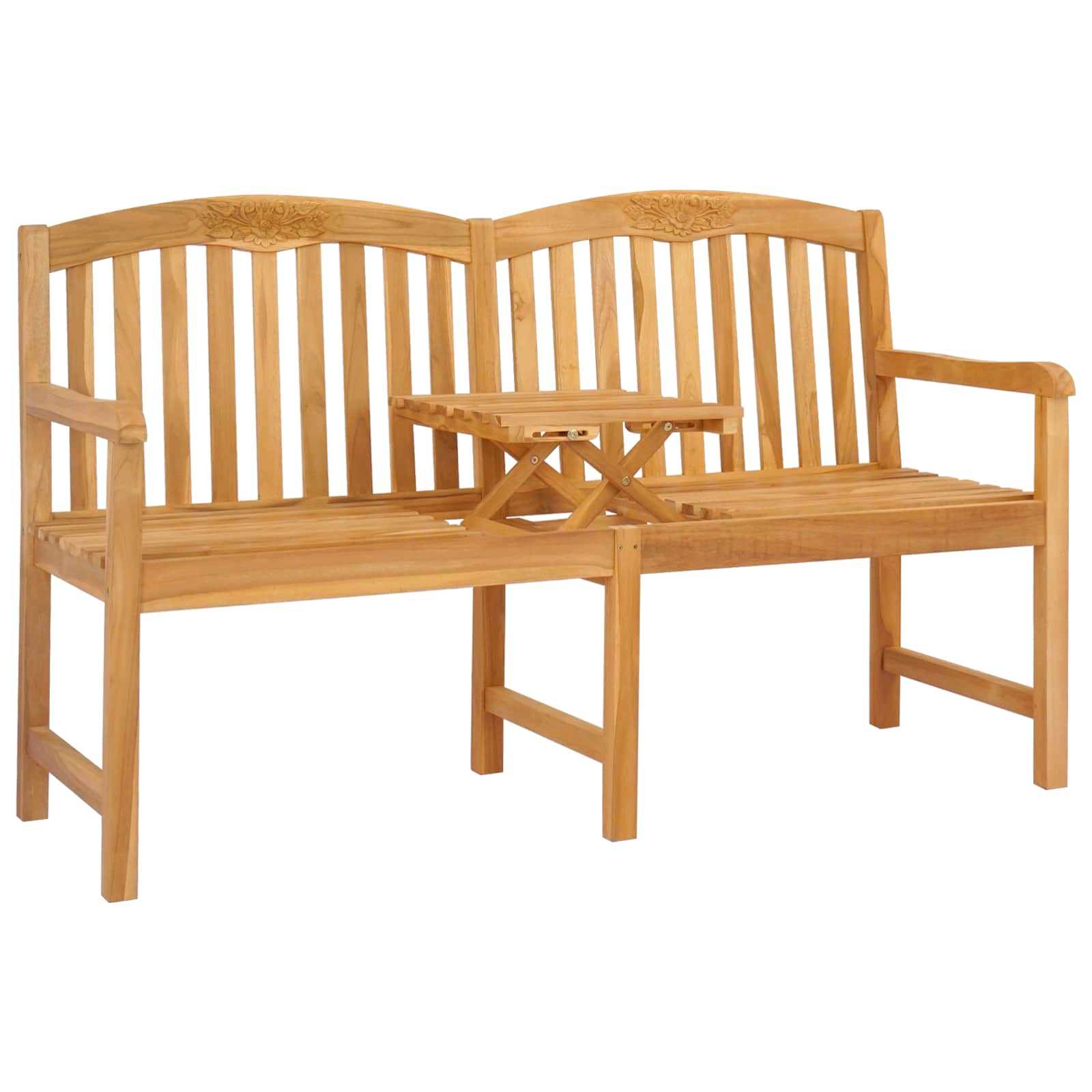 Χειροποίητη Ροζ Παγκάκι Φυσικό 150,5 x 60 x 95 εκ - Pakobazaar